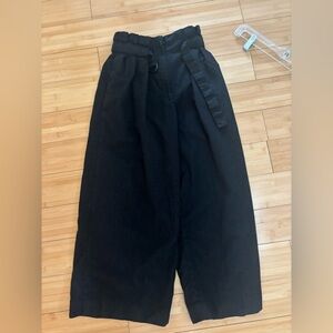 Kenzo S black wool trousers